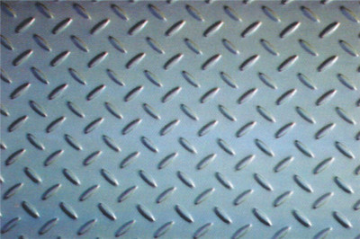 Stainless steel patterned plate